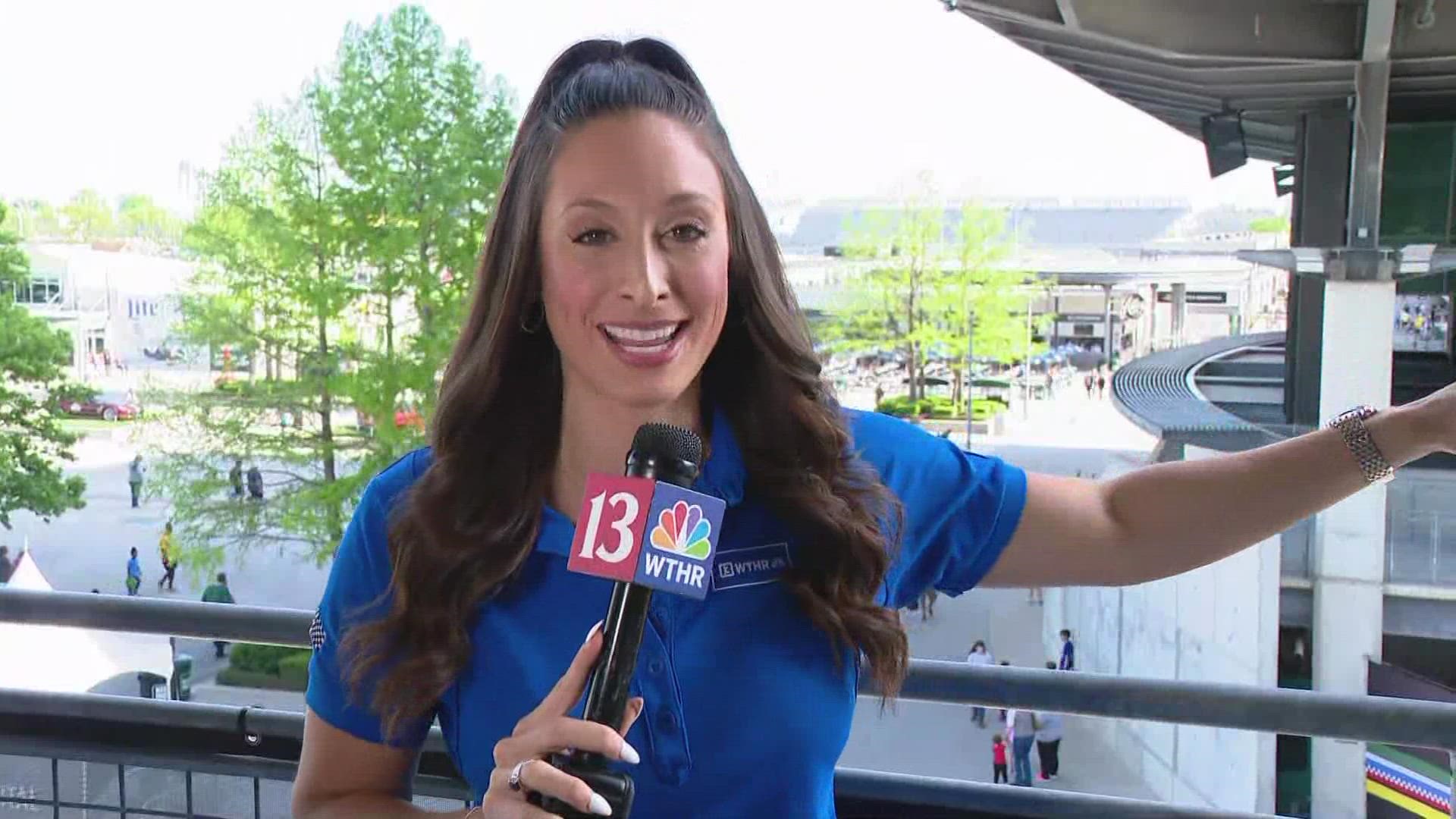 Taylor Tannenbaum was live at IMS for the first practice.