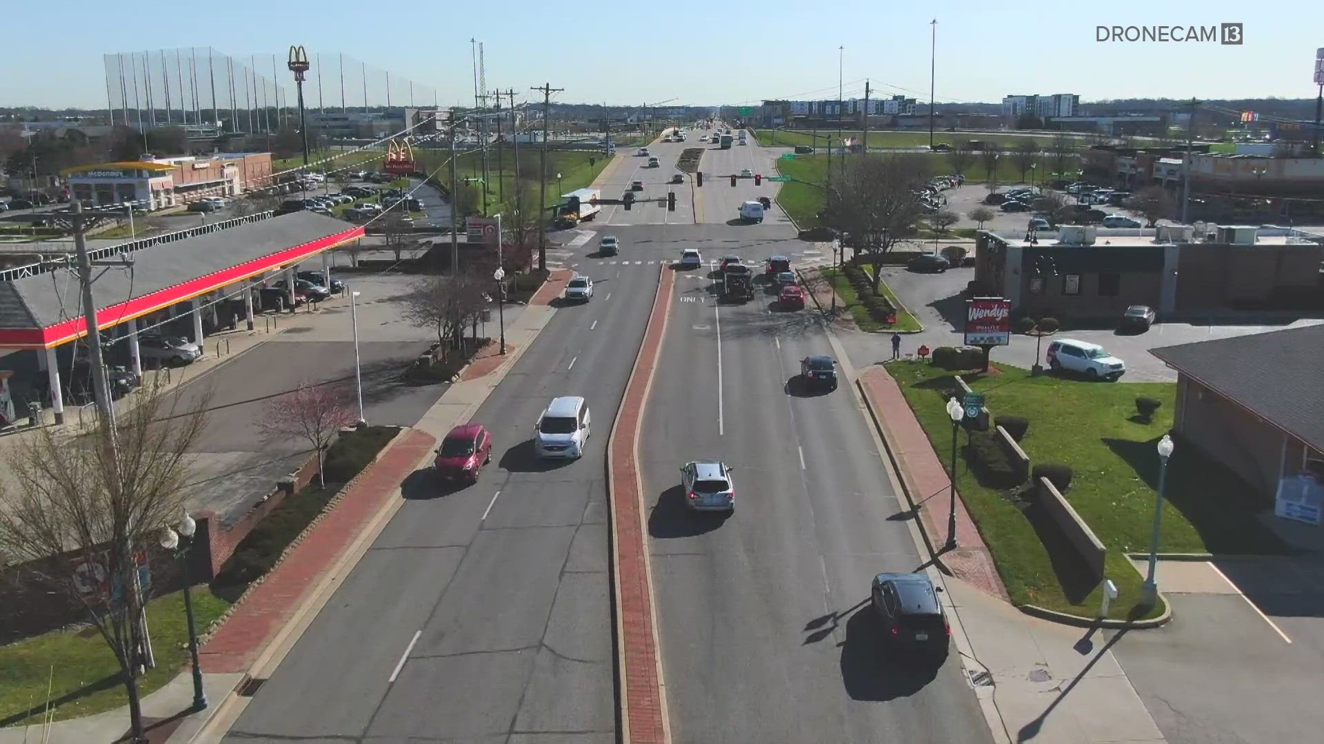 Police say about 300 cars filled the streets from 116 Street to Allisonville Road and just past Interstate 69 interchange, creating gridlock.