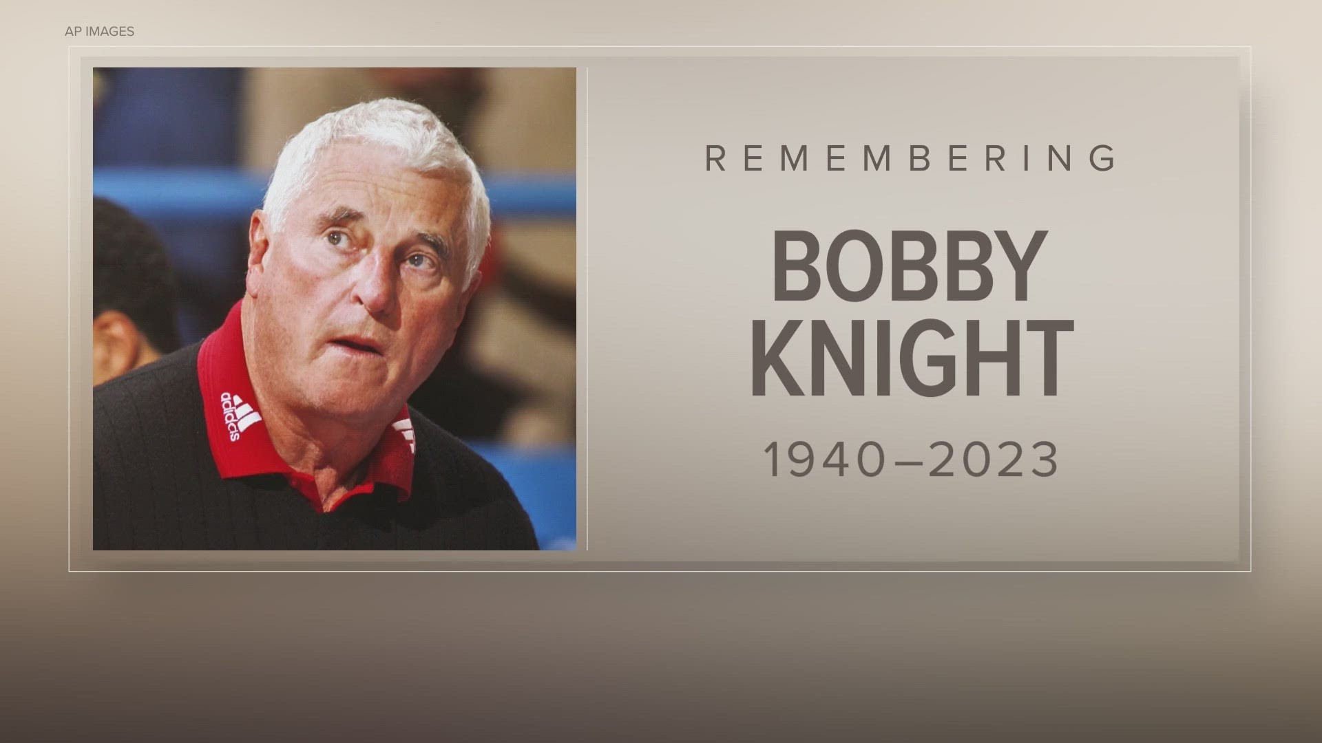 Bob Knight is being remembered for the indelible mark he left on Indiana University.
