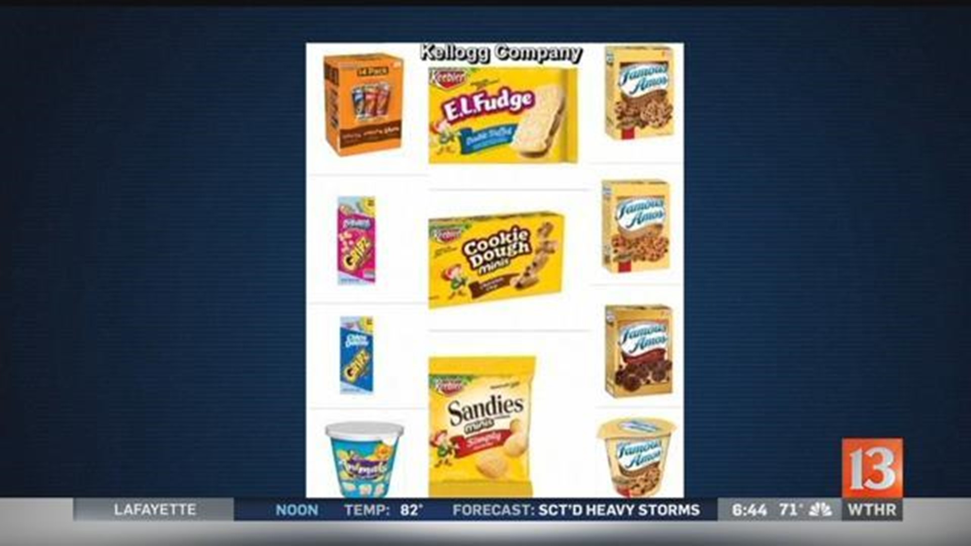 Kellogg's recalls more than 20 products due to peanut allergy concerns