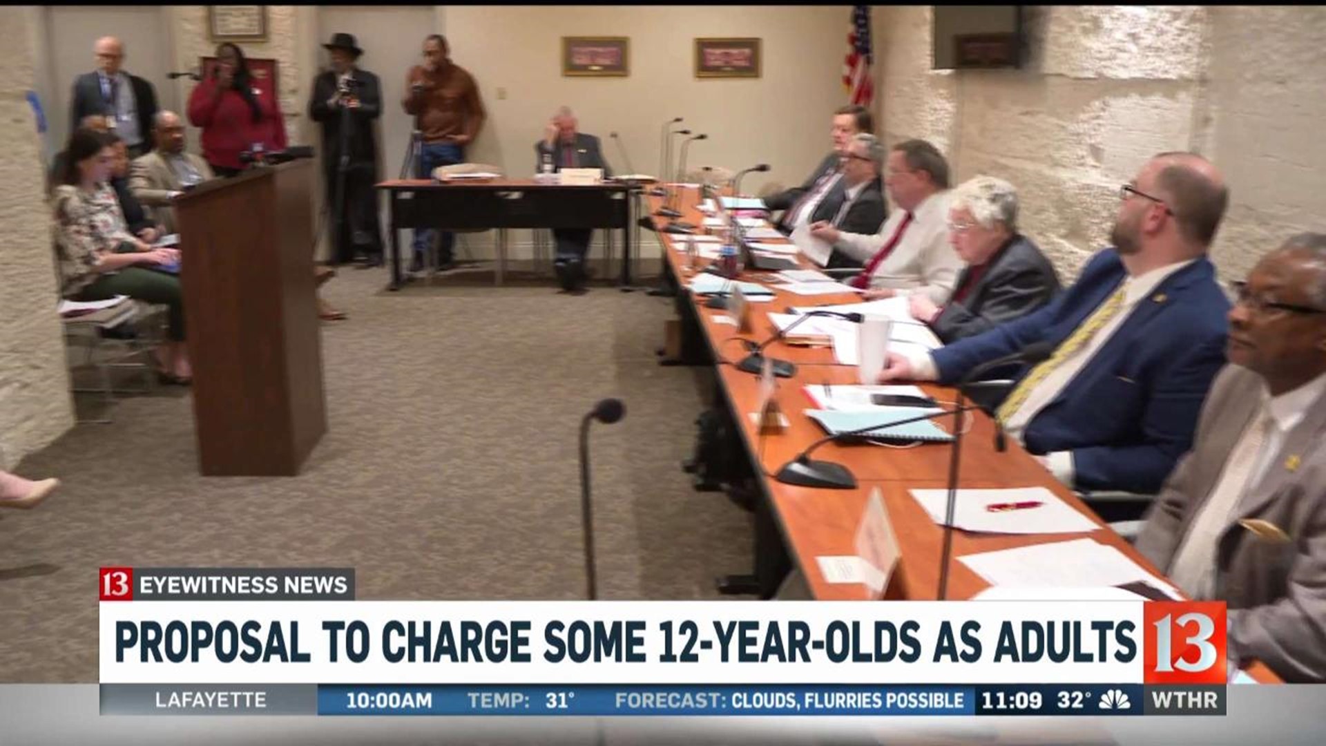 Proposal to charge 12 year olds as adults