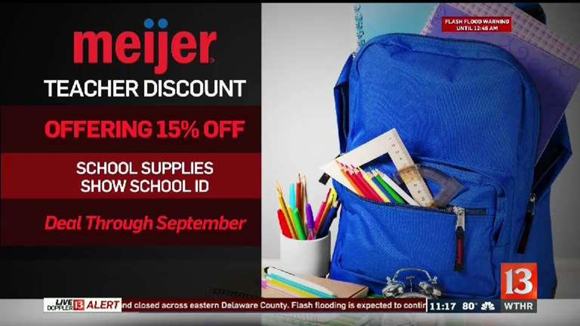 Meijer's back-to-school teacher coupon returns