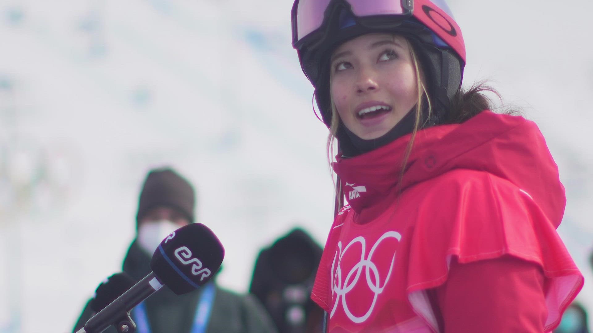 U.S.-born freestyle ski star Eileen Gu focused on mission amid