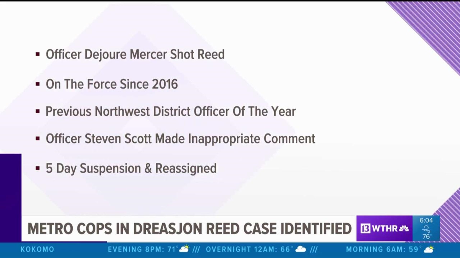 Cops identified in deadly shooting of Dreasjon Reed