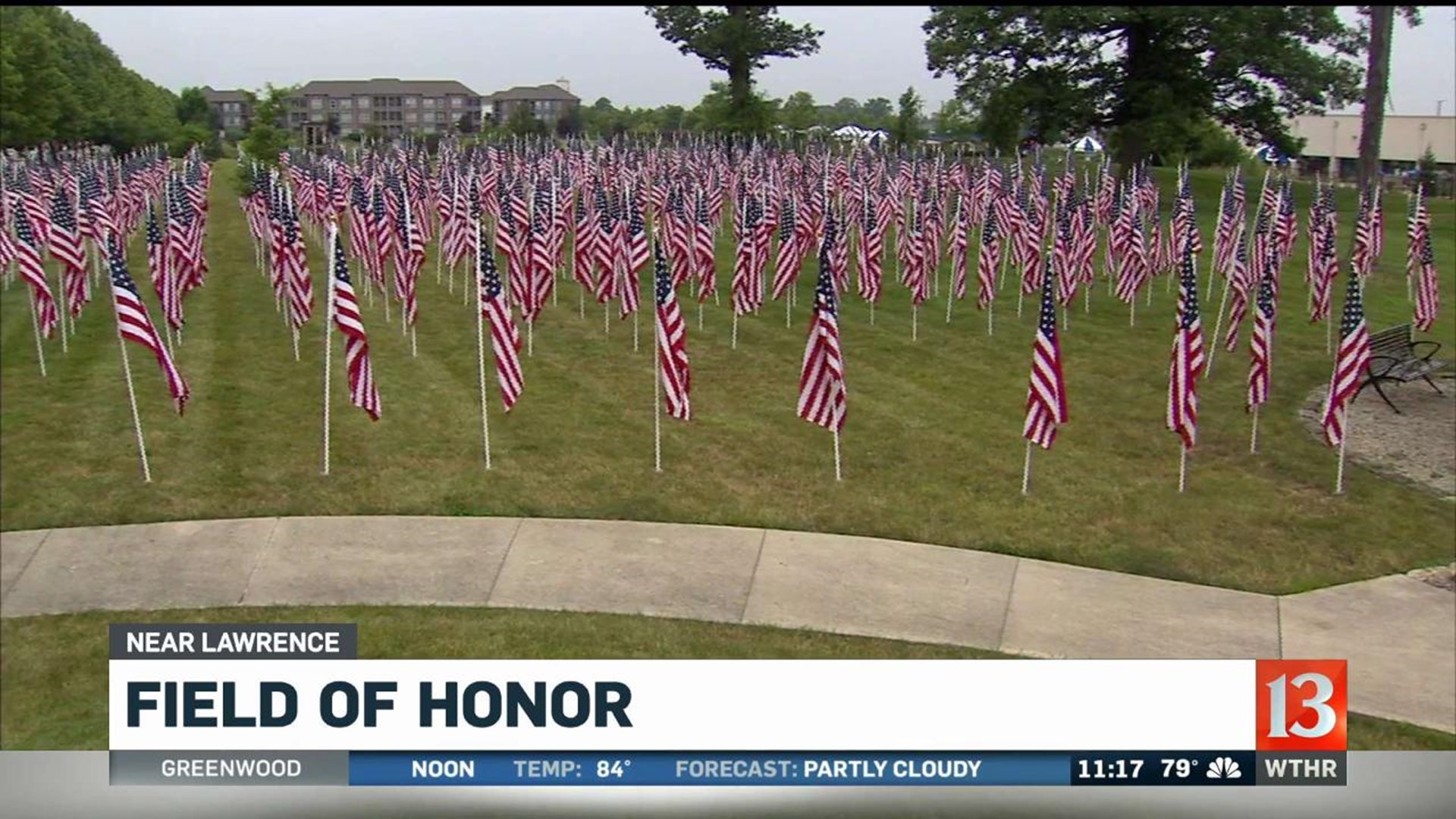 Field of Honor displays hundreds of flags for service members, first