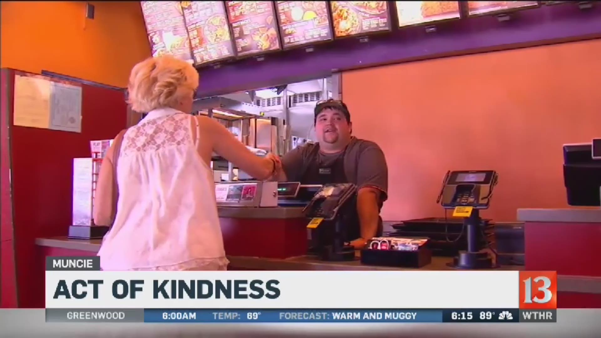 Taco Bell employee's kindness goes viral