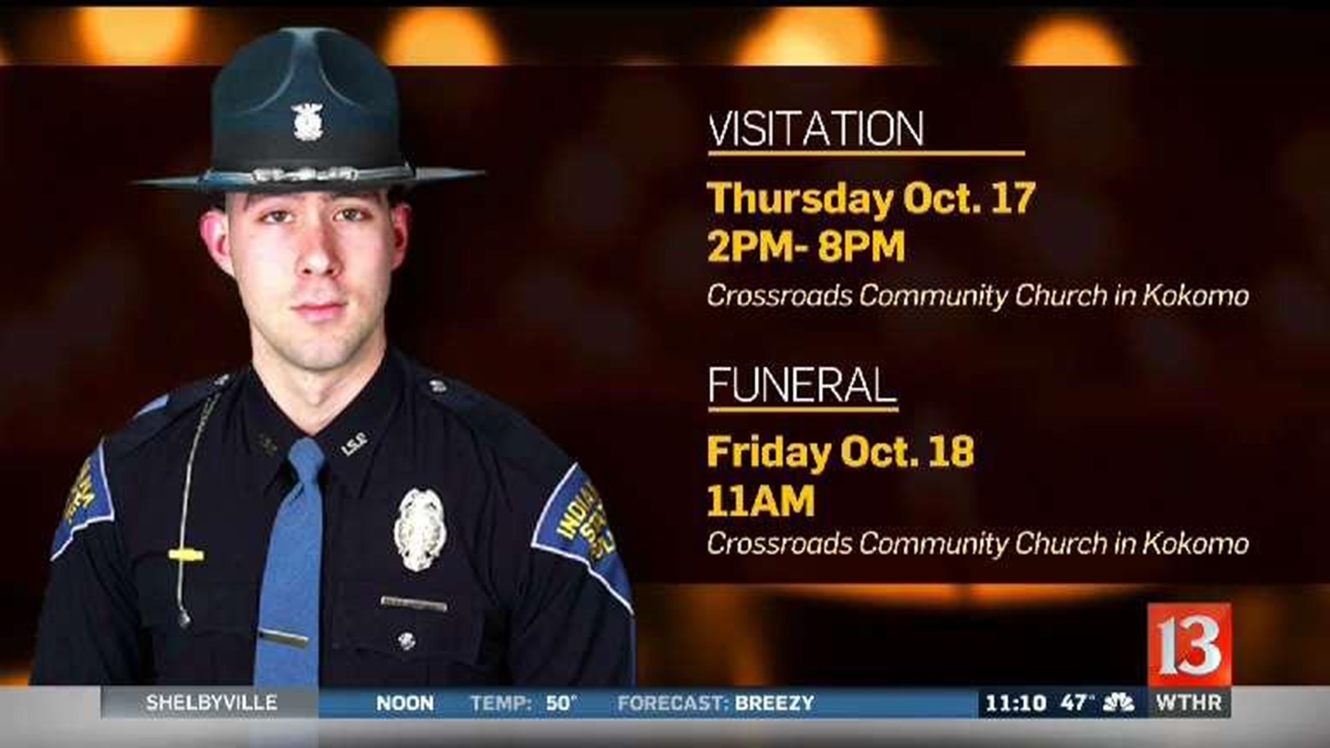 Services for Trooper Stephan