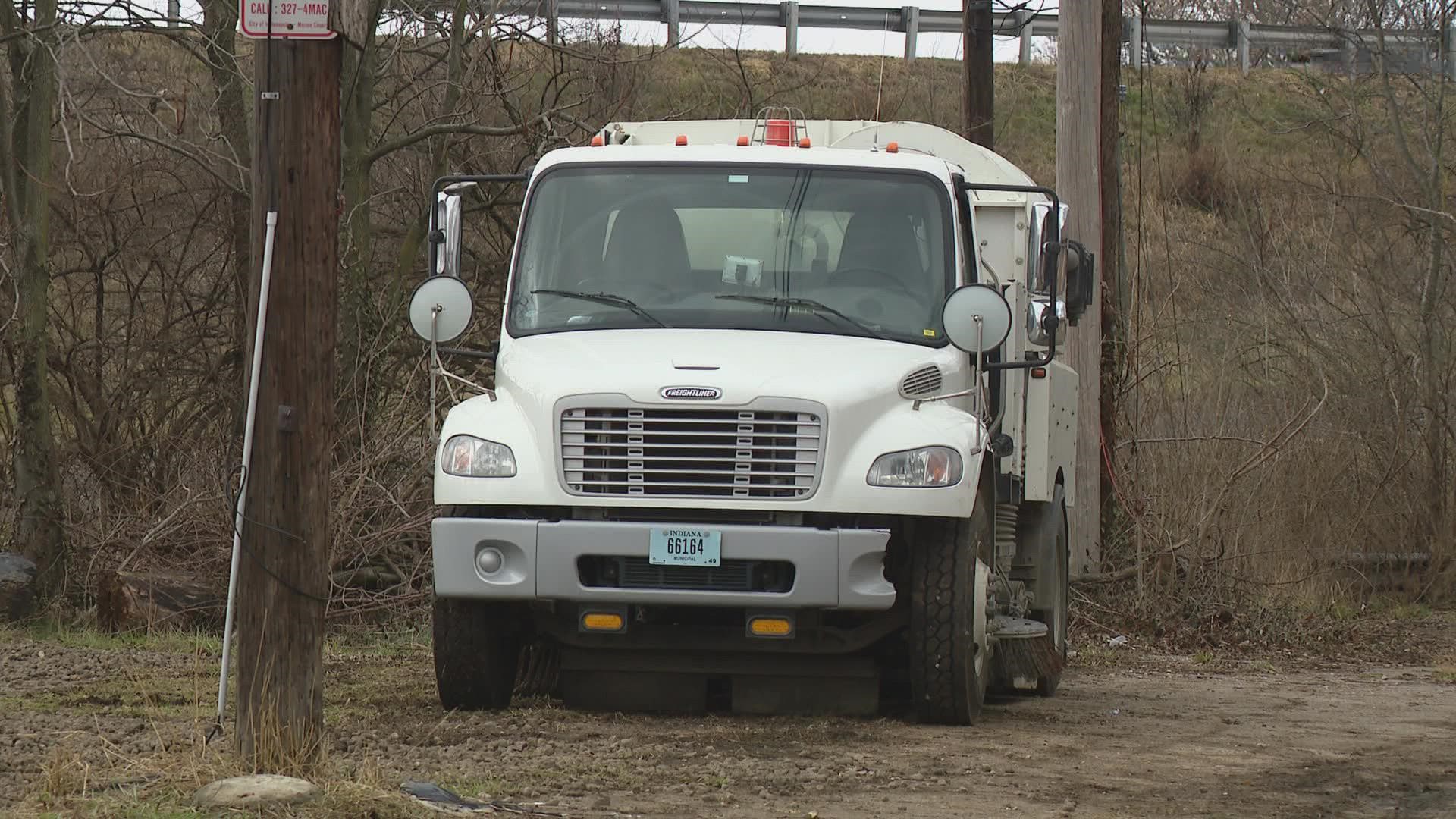 A tip from a neighbor helped Metro Police find a stolen street sweeper