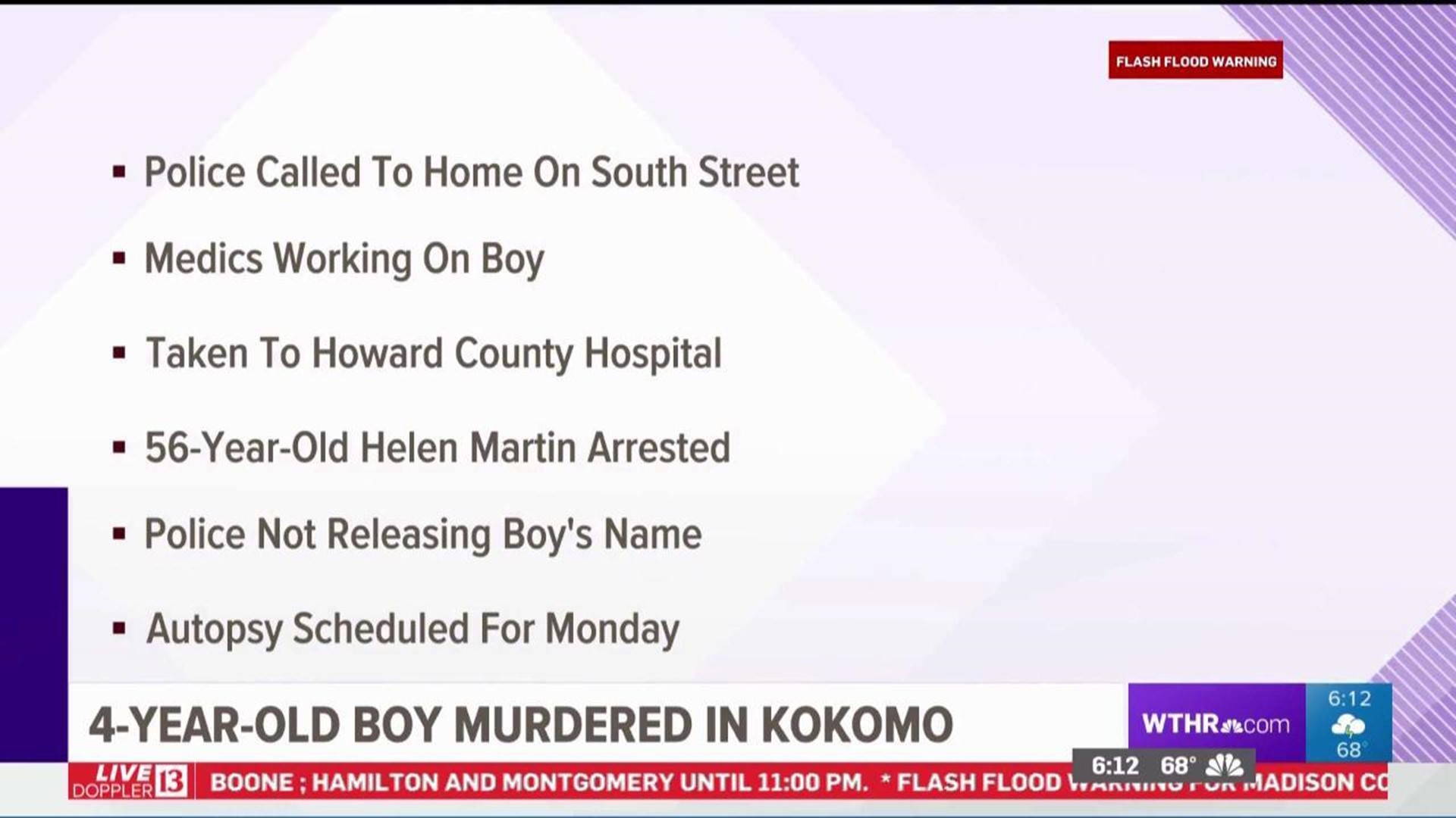 4-Year-Old Boy Murdered In Kokomo