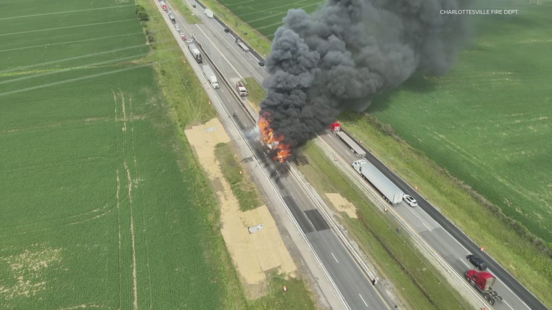Wreck On I 70 Today Near Greenfield Indiana