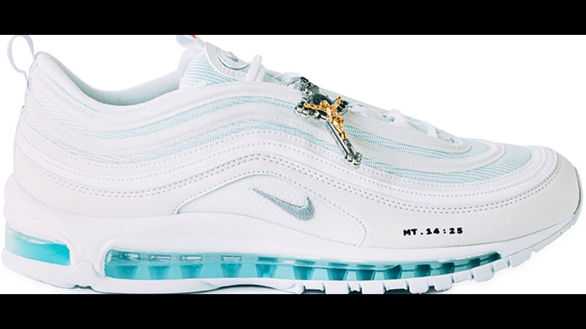 Nike Air Max 97 Jesus Shoes filled with holy water are selling for $4,000  - CBS News