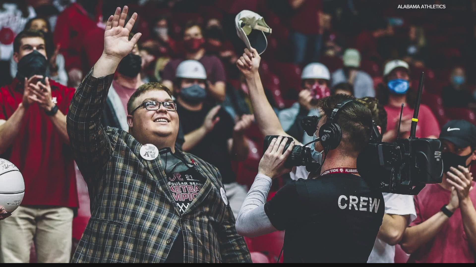 The Associated Press reports Luke Ratliff was hospitalized after returning to Tuscaloosa on March 29 — one day after attending Alabama's Sweet 16 game vs. UCLA.