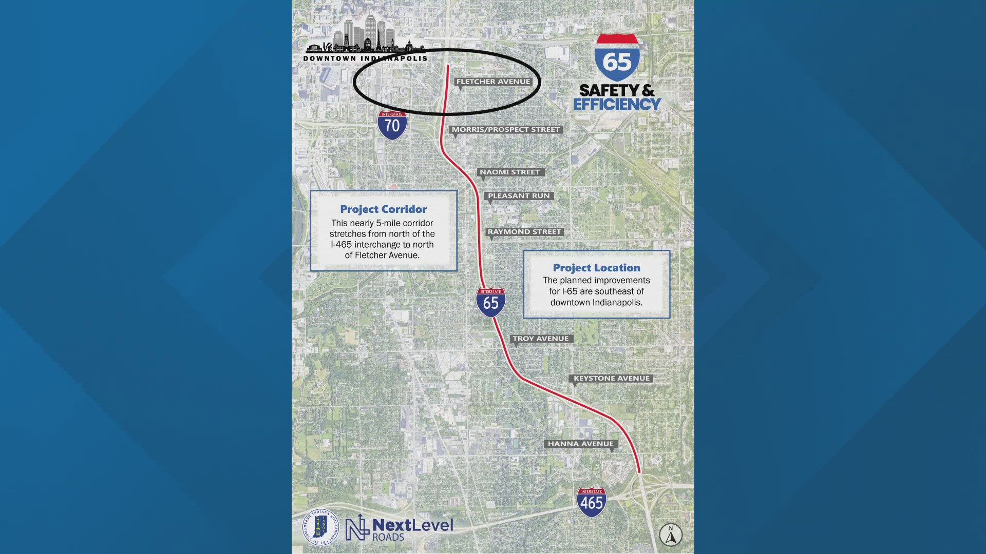 13News reporter Anna Chalker explains what INDOT plans to do when they begin construction on I-65 on the south side of Indianapolis in 2025.