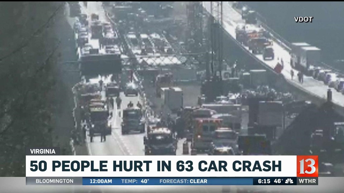 63 Car Crash in Virginia