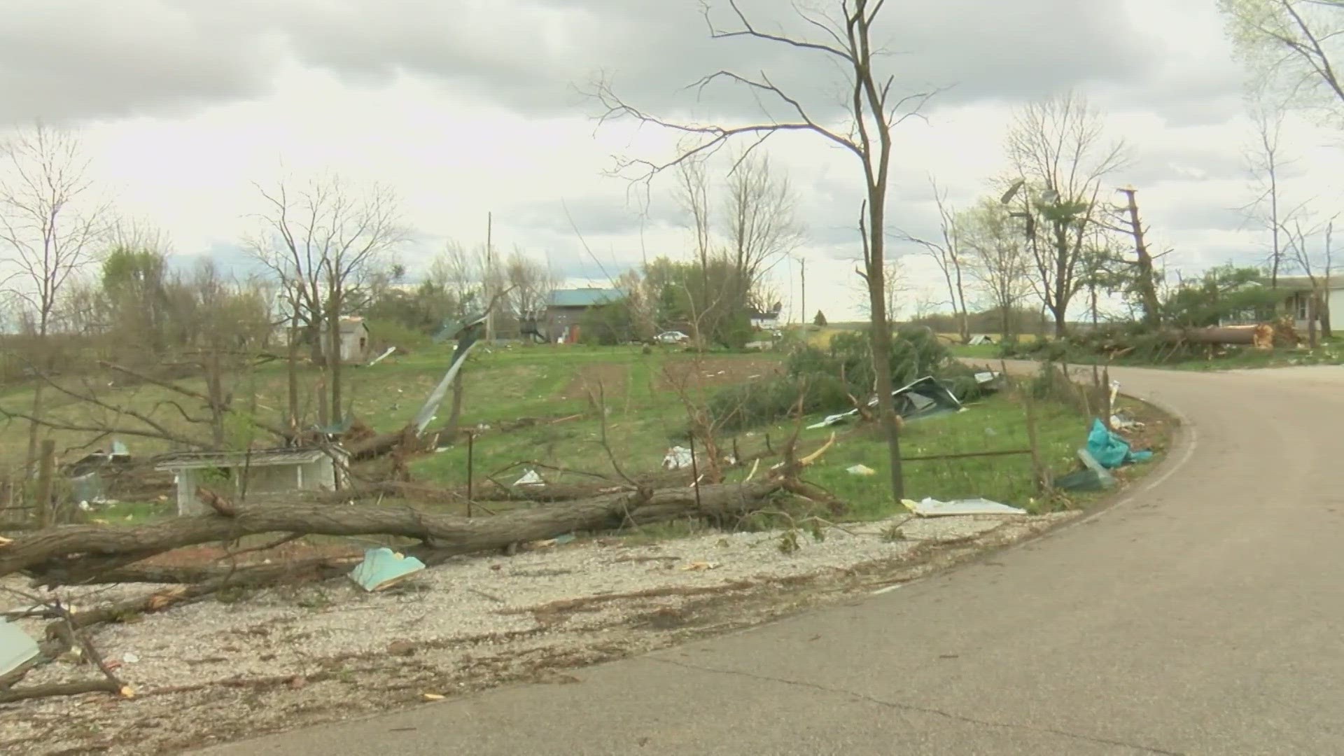 At least eight tornadoes touched down in Kentucky and southern Indiana during multiple rounds of severe weather on Tuesday.