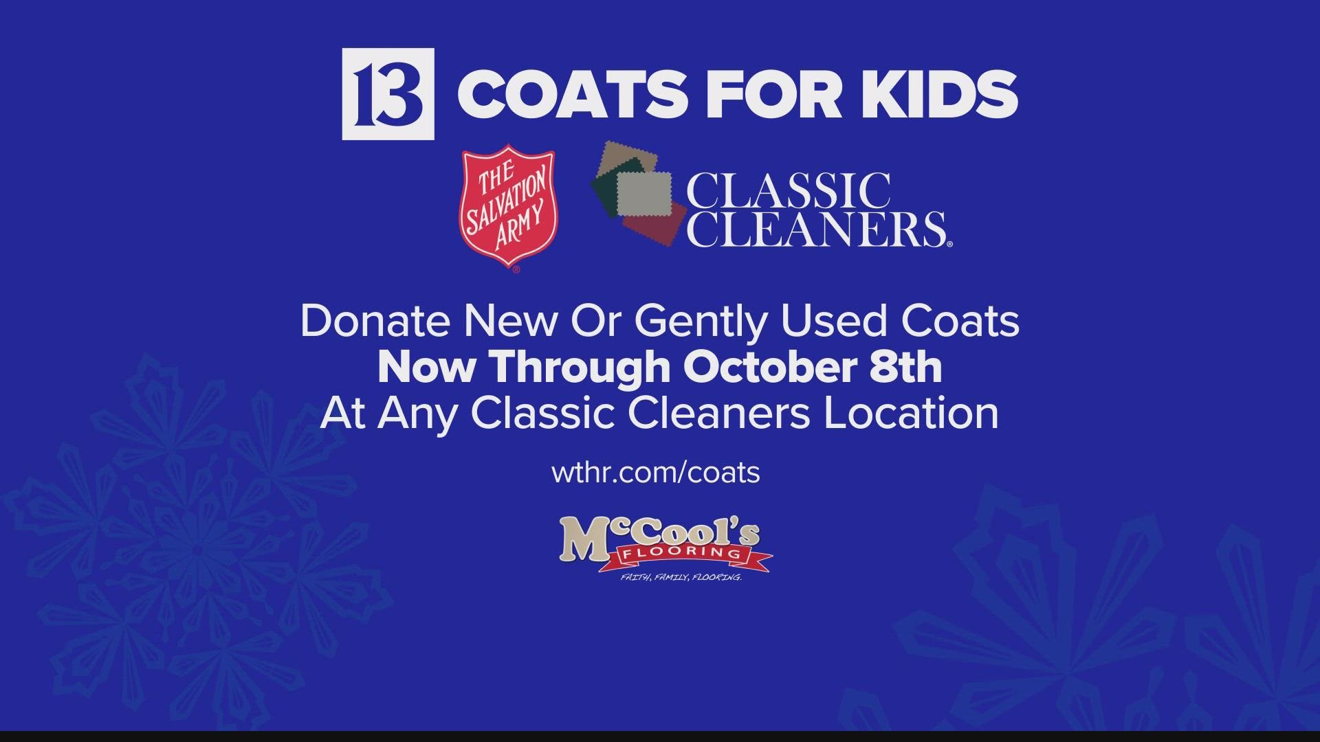 Volunteers will be stationed on all sides of the stadium from 11 a.m. until 1 p.m. to collect new and gently used coats from Colts fans.