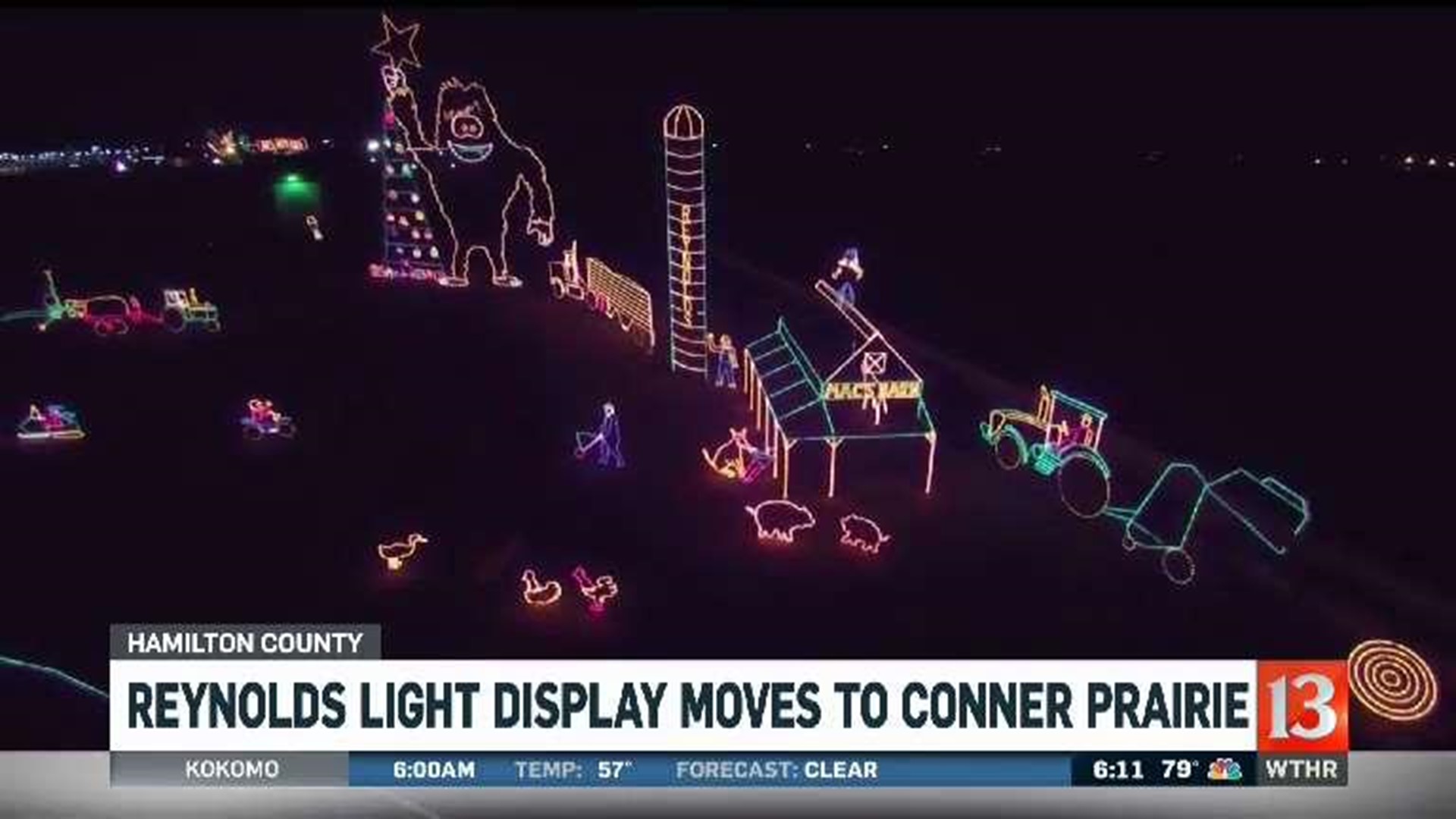 Reynolds light display moving to Conner Prairie