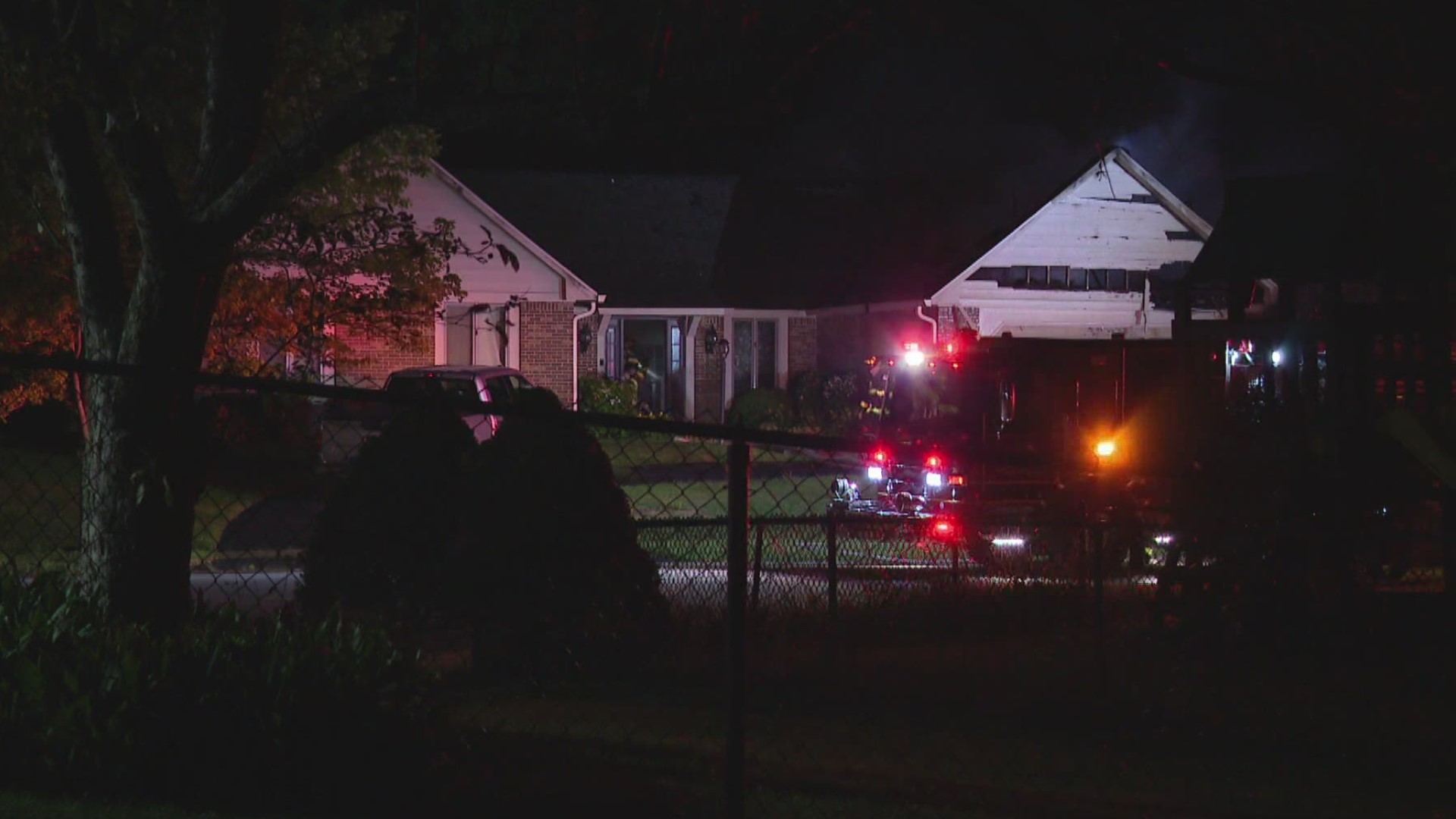 Crews battle house fire on Carmel's east side