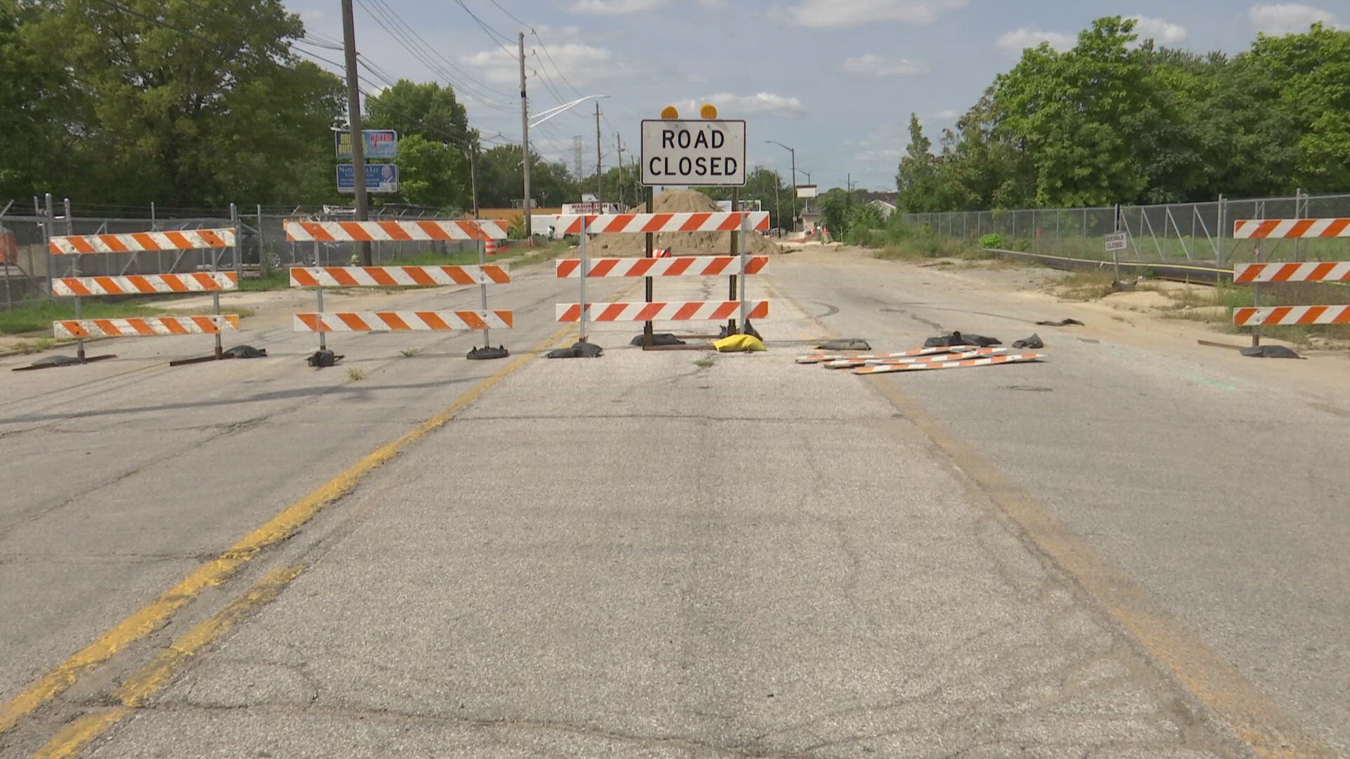 The Indy DPW announced that its construction of the West Washington Street Bridge, over Little Eagle Creek, could be delayed for up to another year.