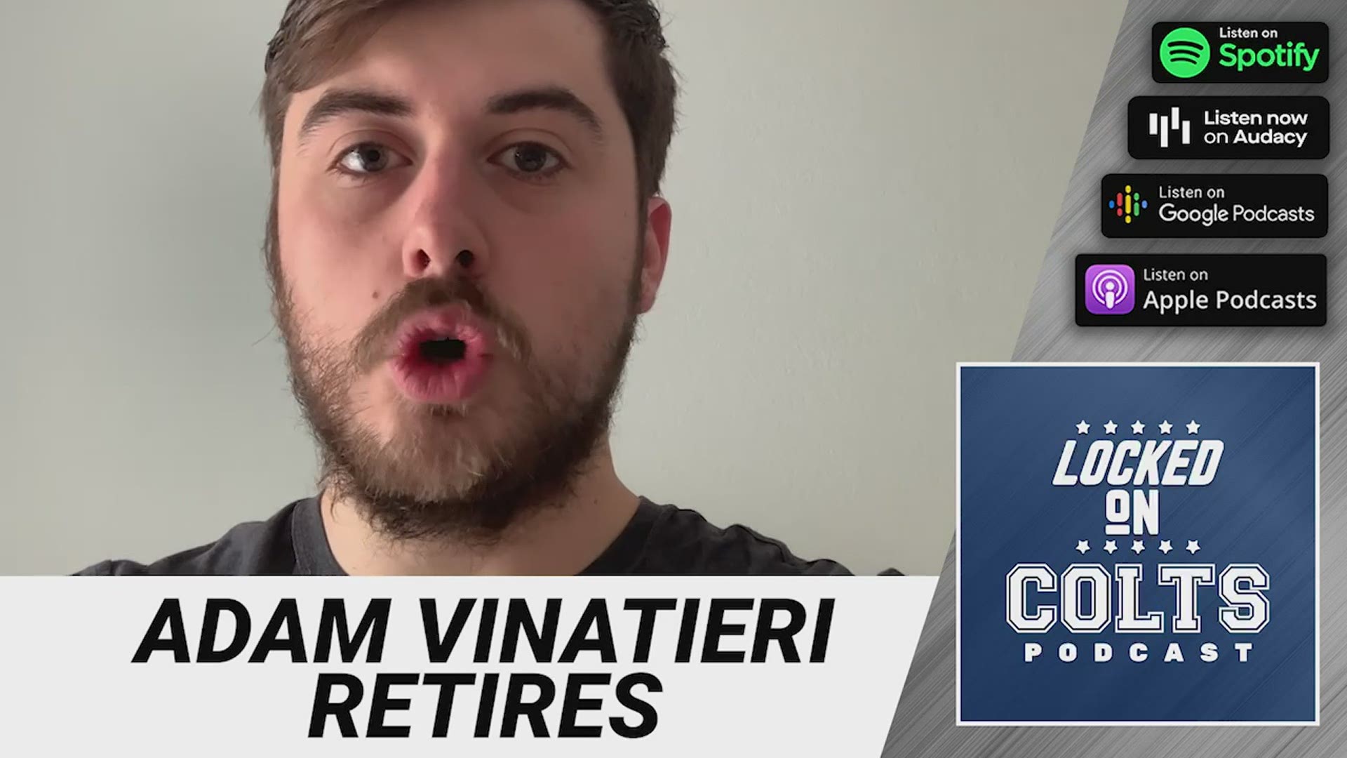 The NFL all-time leading scorer broke the news to his former teammate on the Pat McAfee Show.
