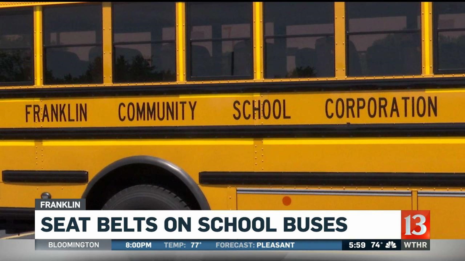 Franklin schools adding seat belts to new buses