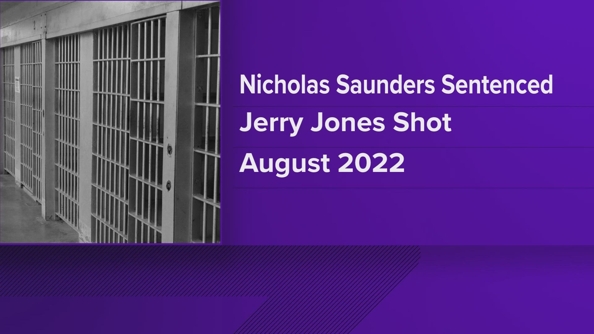 A Johnson County jury convicted Nicholas Saunders after he shot 38-year-old Jerry Jones multiple times.