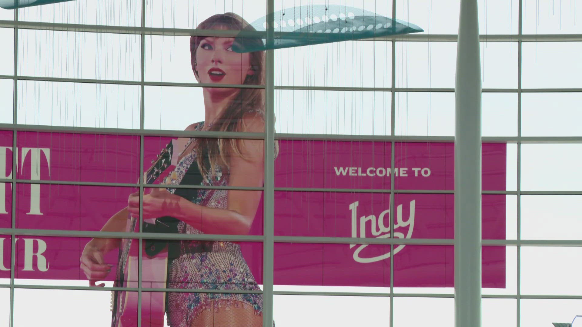 13News reporter Lauren Kostiuk reports from downtown Indianapolis where Taylor Swift fans are flooding the city ahead of her concerts this weekend.