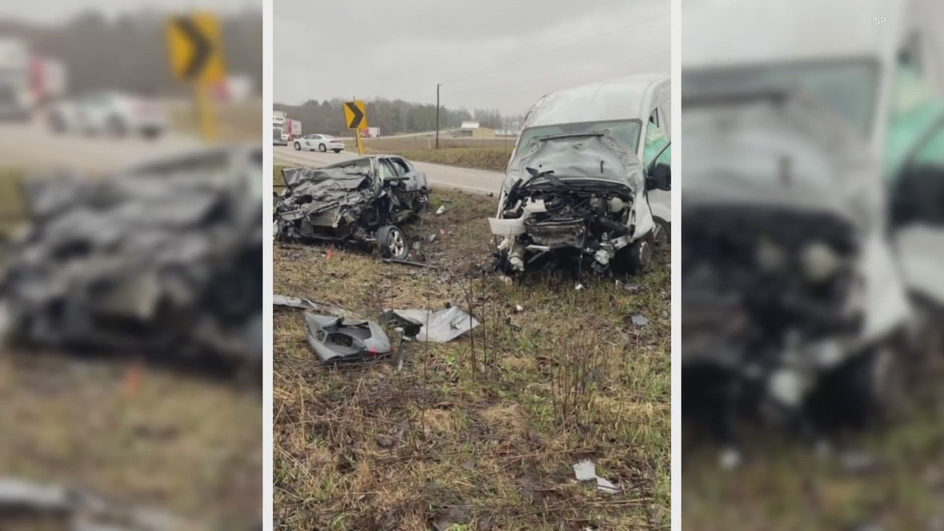 Tiffany Starkey had been hospitalized in critical condition after a two-vehicle crash Friday afternoon on US 35 just south of Mount Pleasant.