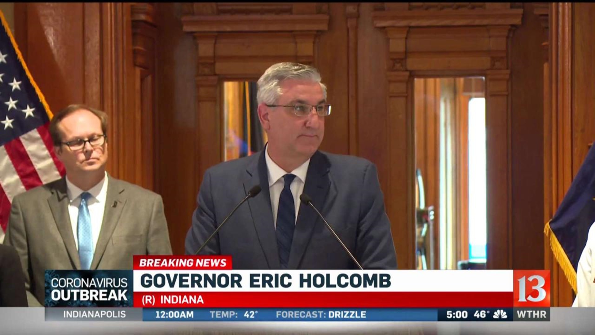 Gov. Holcomb announces 1st Indiana death due to COVID-19