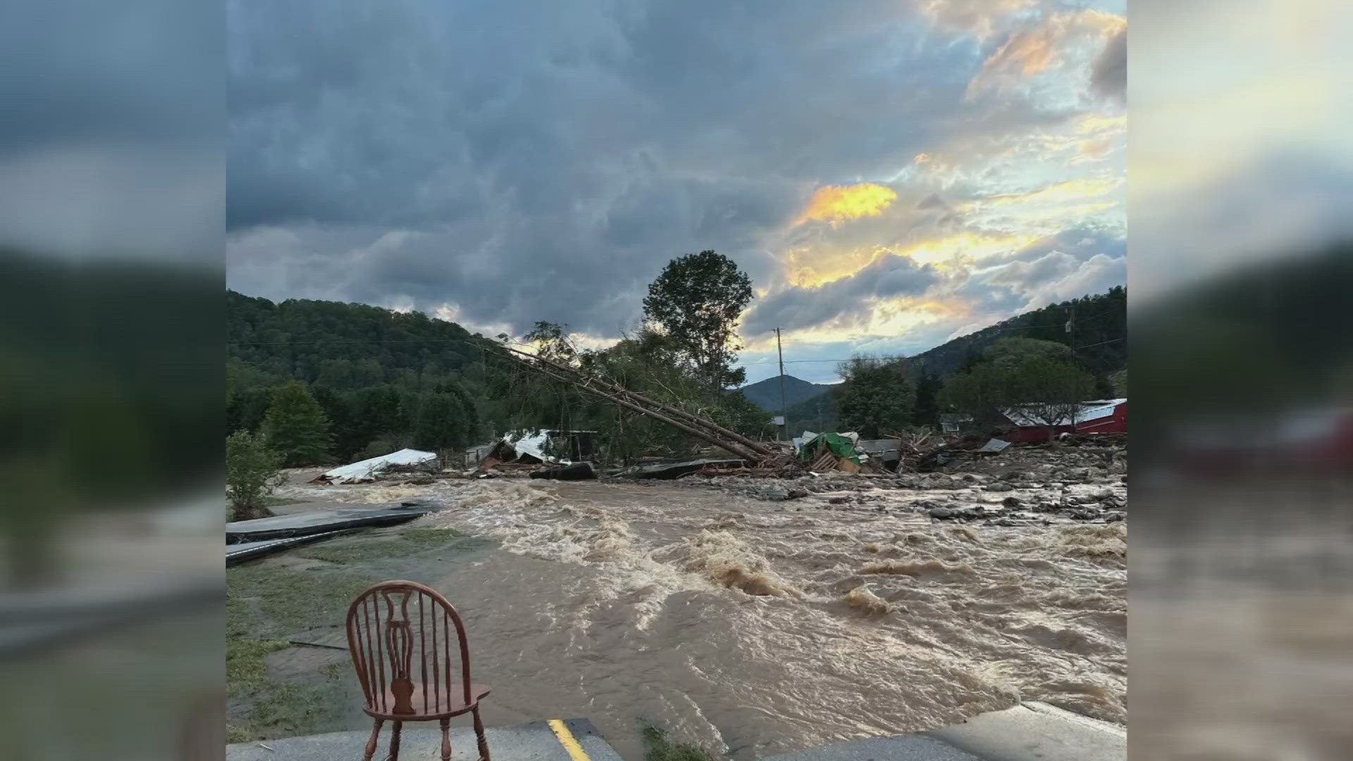 Maxwell and Tayona Miller's home was hit by flooding from Hurricane Helene and were forced to seek shelter out of the state.