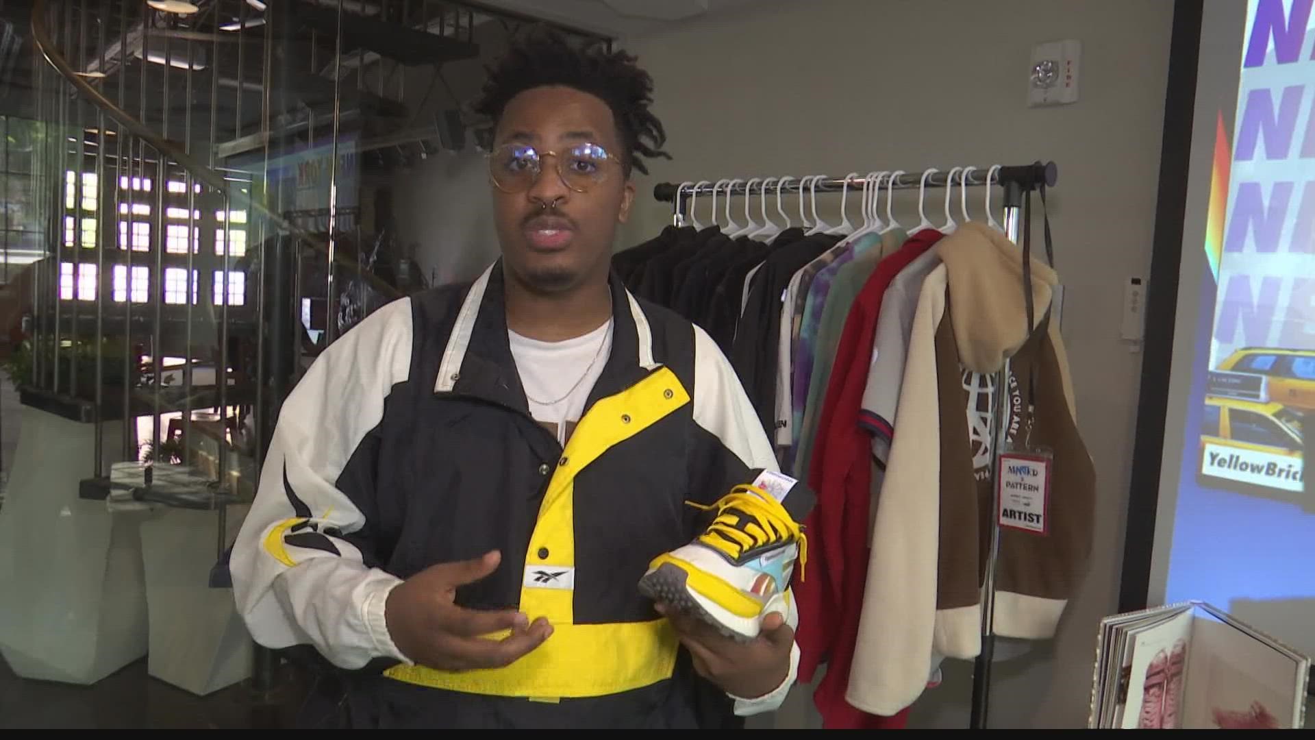 A young creative designer from Lafayette signed up for an online college class called "Sneaker Essentials" last year.