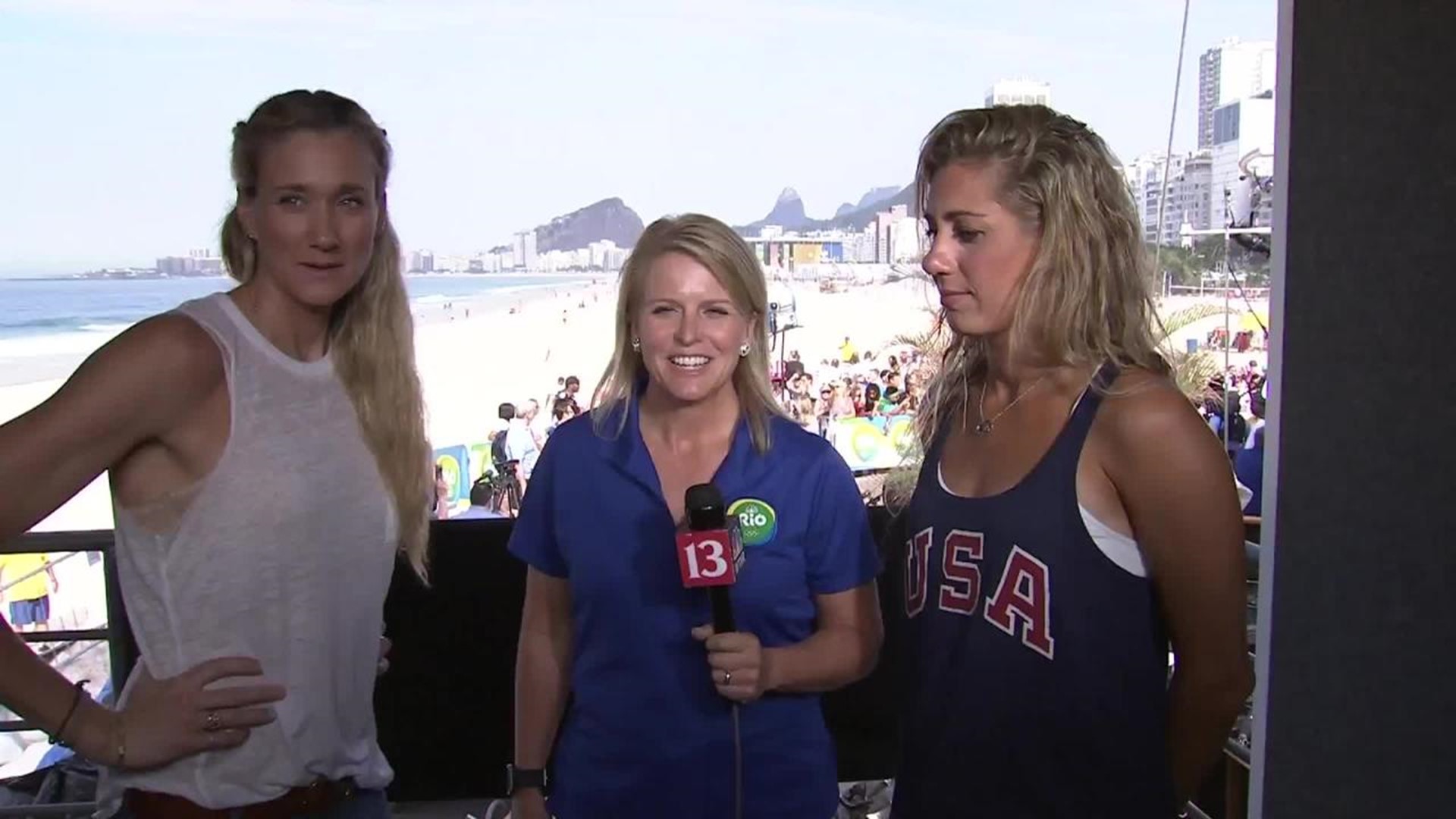 Kerri Walsh Jennings and April Ross