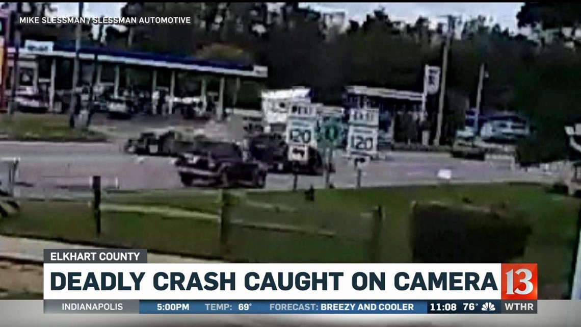 Deadly crash in Elkhart County caught on camera