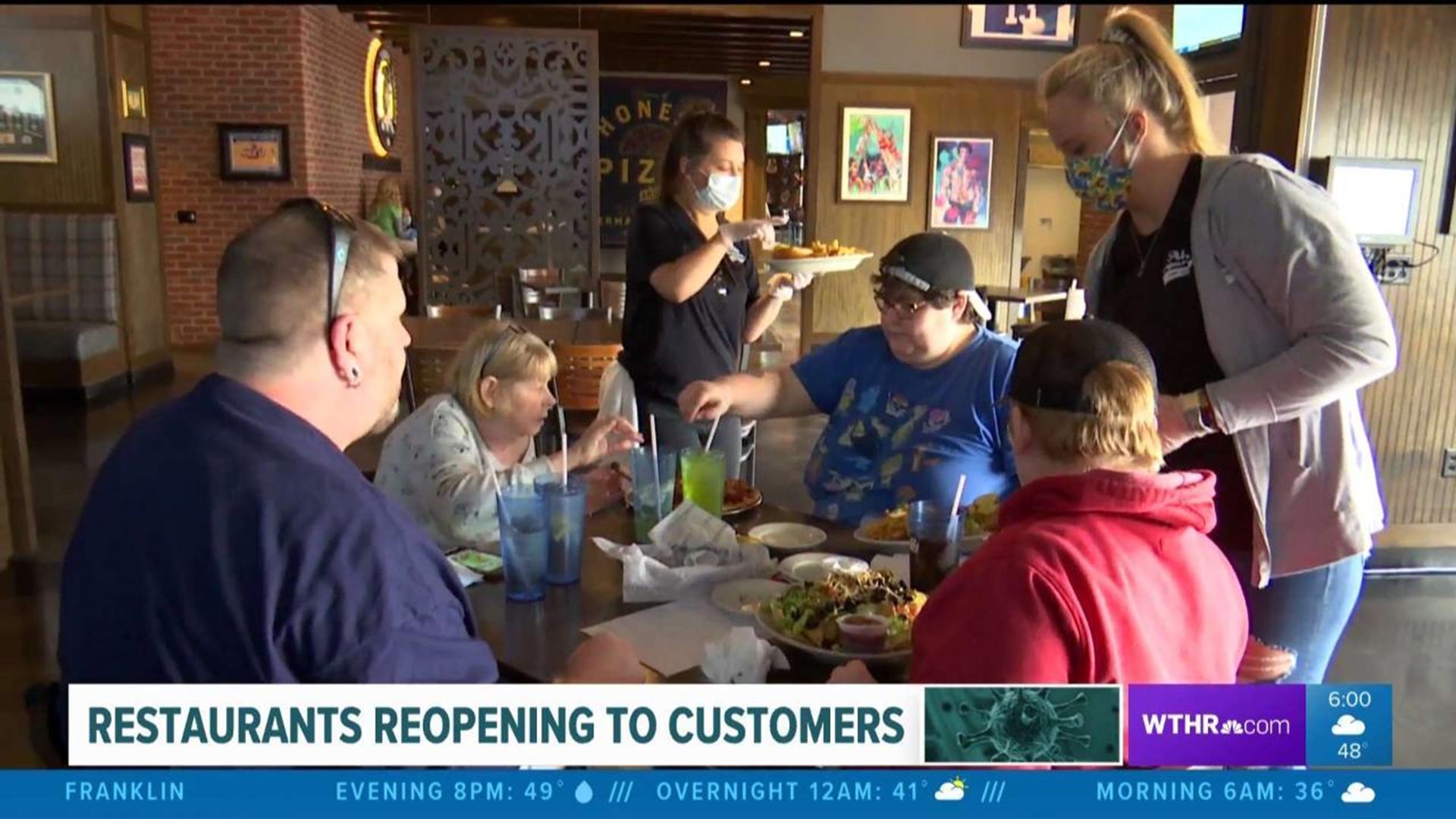 Restaurants reopening to customers