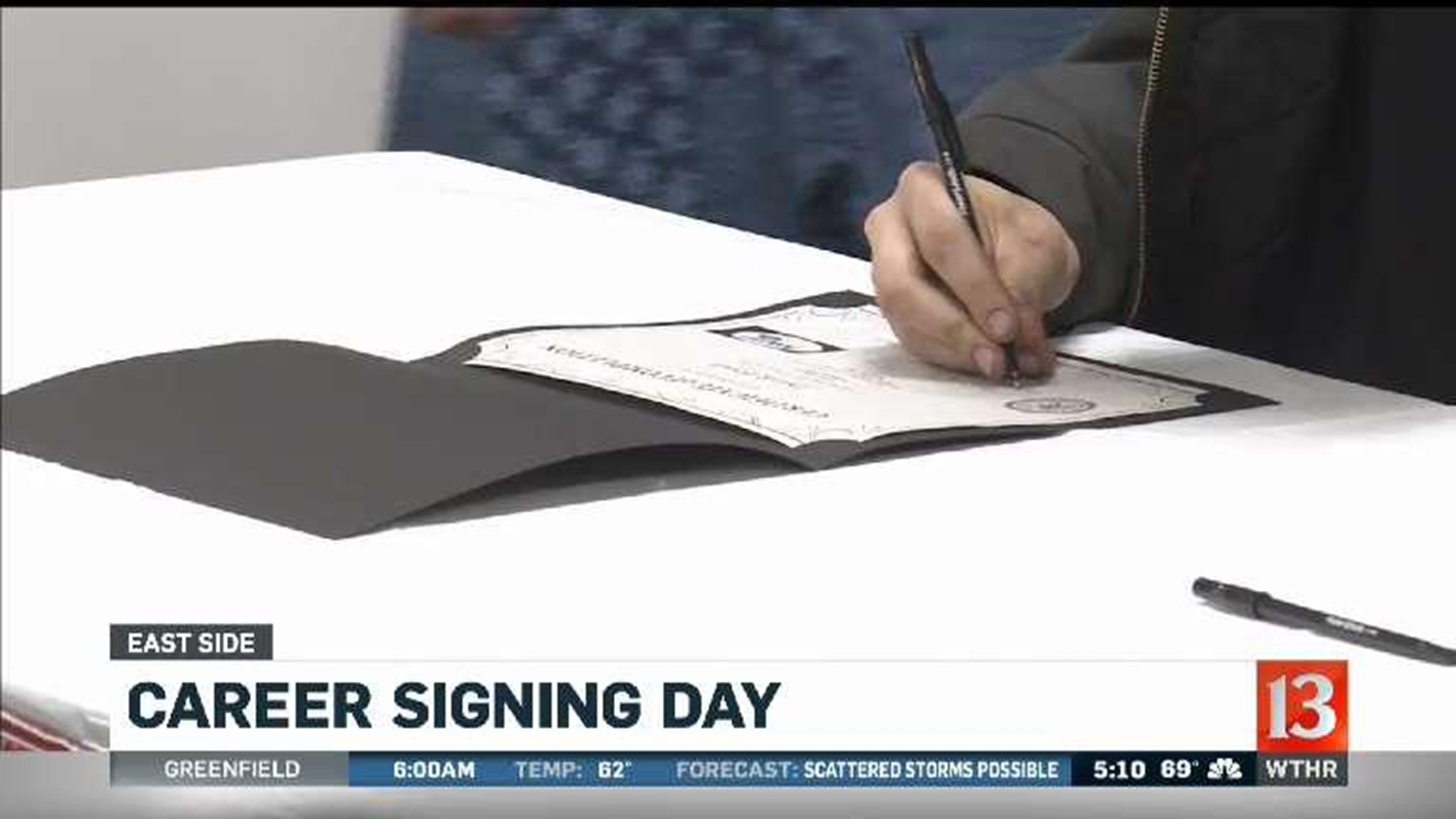 Career signing day