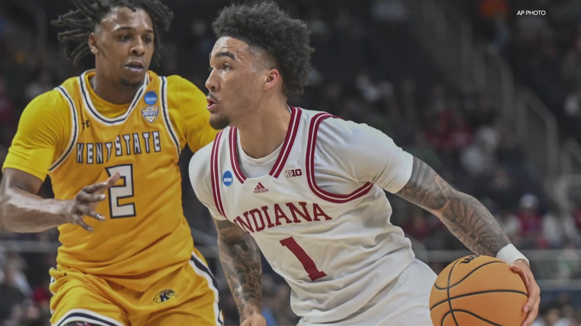 An IU men's basketball player is declaring his intent for the NBA draft.