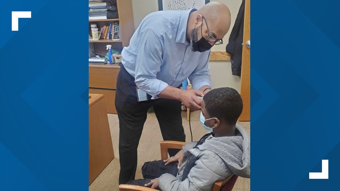 Indianapolis principal goes viral for haircut photo - Vimarsana News