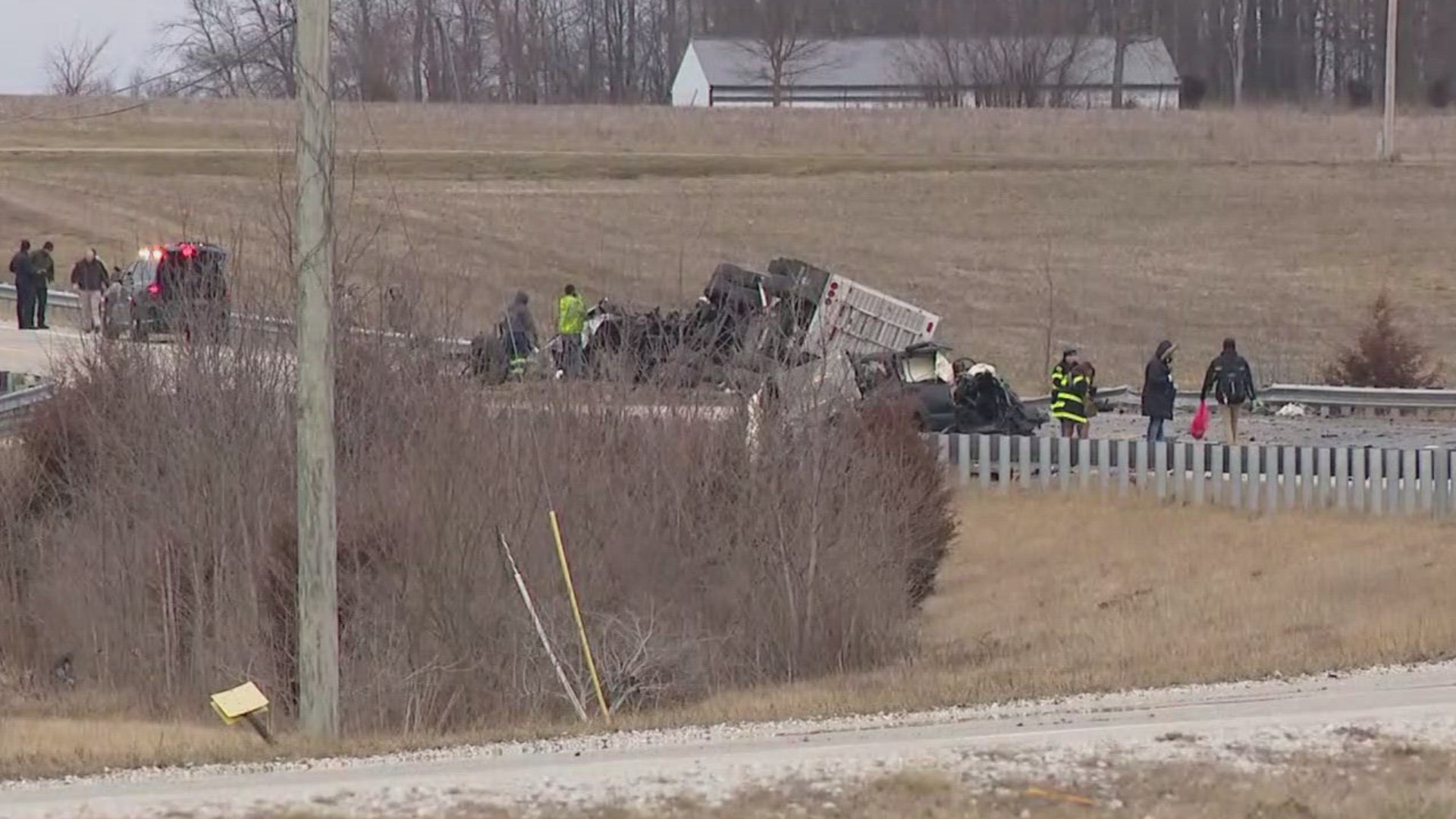 Also breaking tonight - one person is dead and two others are in the hospital after a crash in Shelby County.