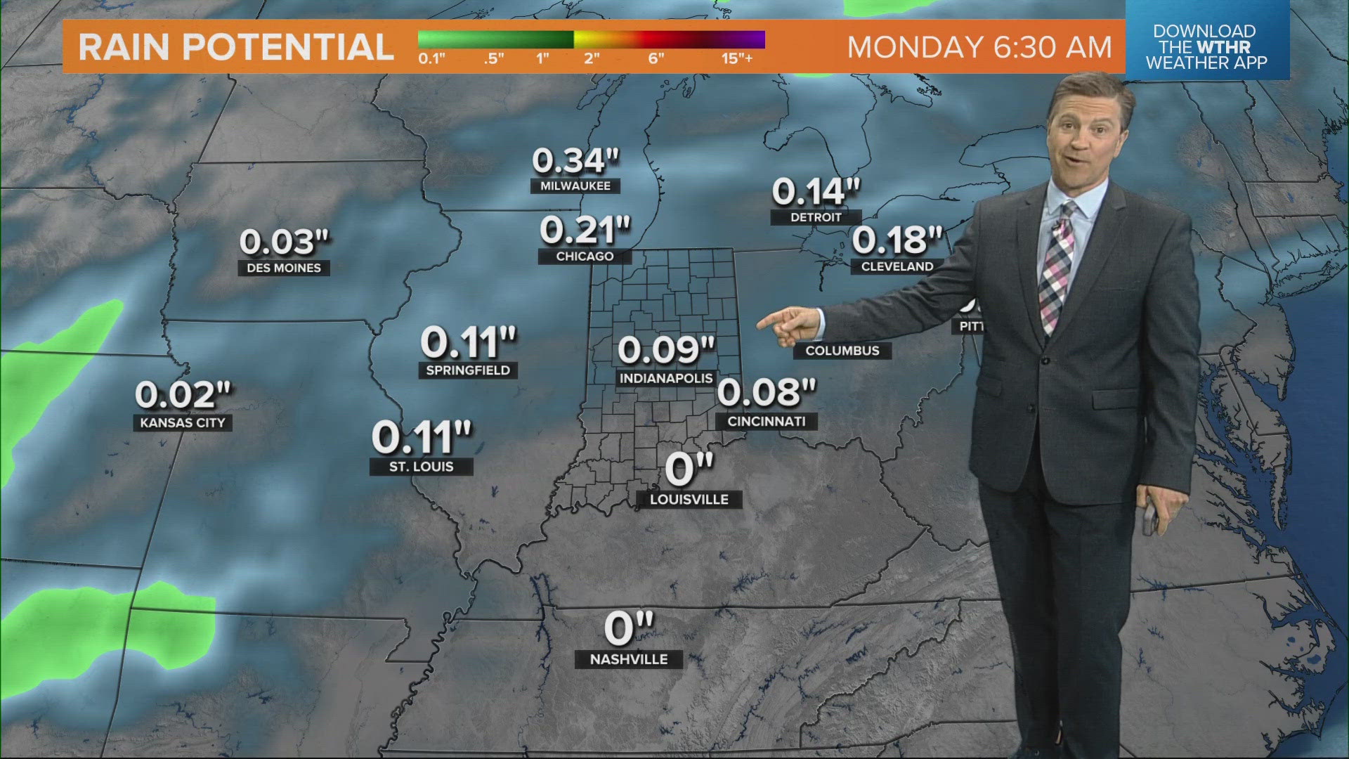 We'll have clear skies today, bringing some unseasonable warmth to central Indiana.