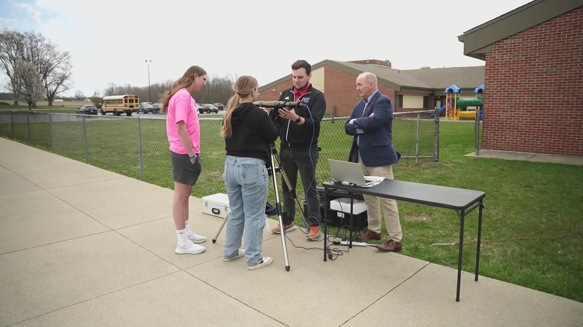 Indiana students getting unique view of total solar eclipse