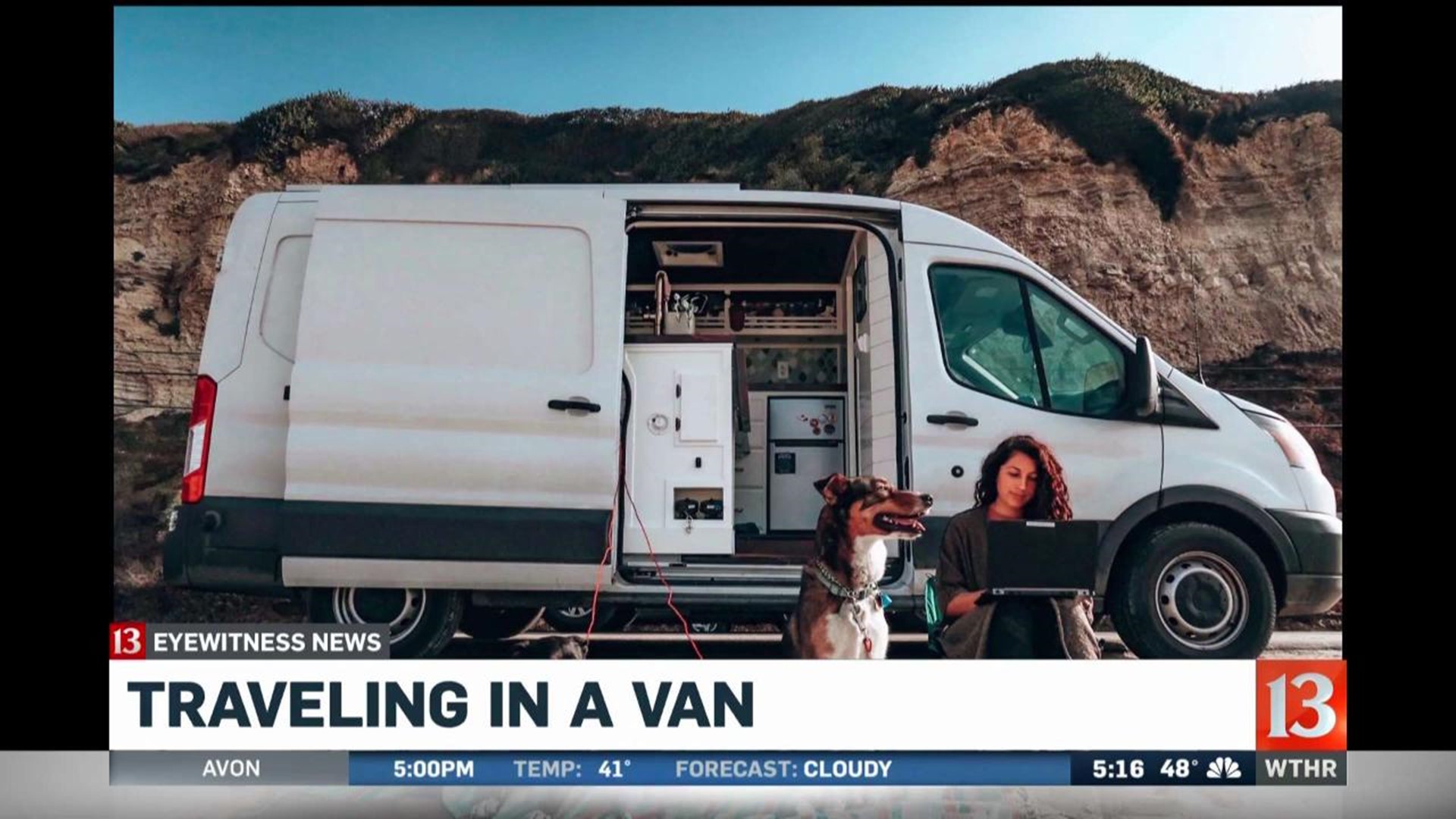 Traveling in a van