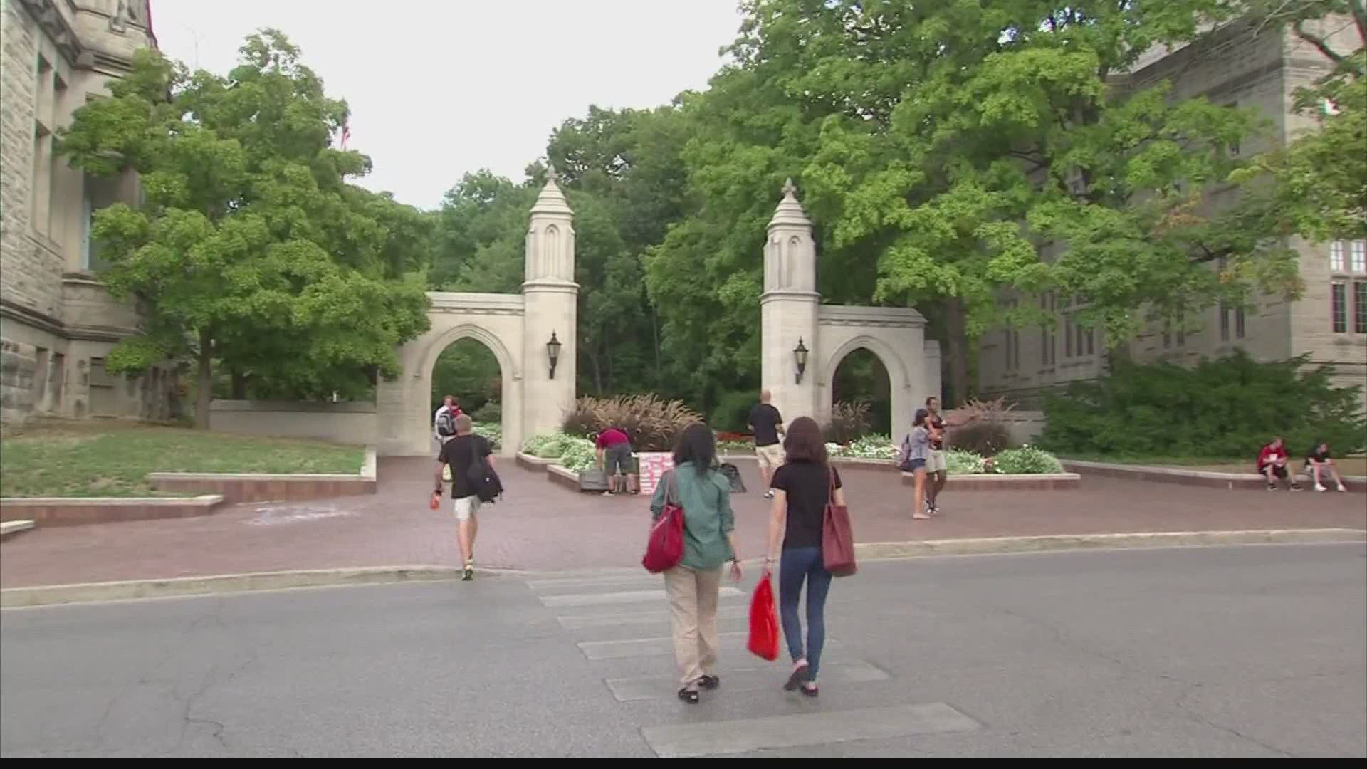 Notre Dame says a spike in positive cases there is probably linked to an off-campus party.