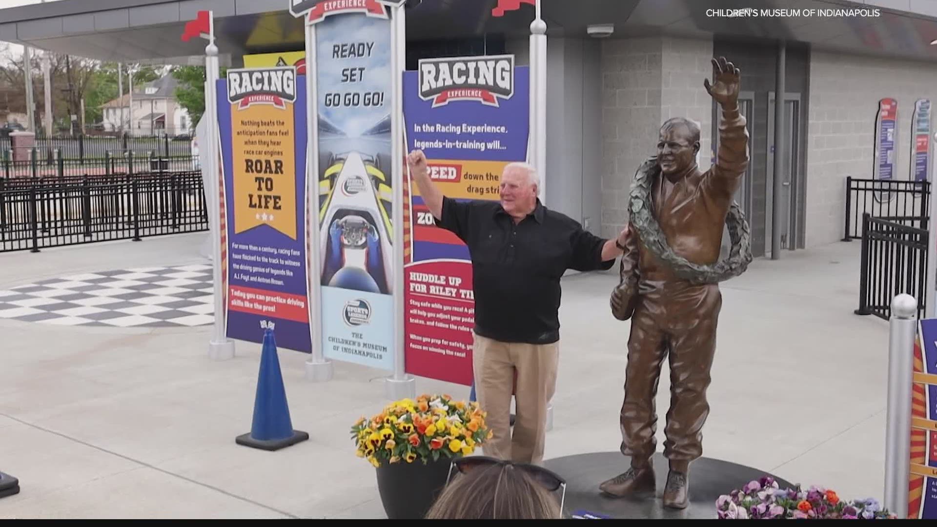 A.J. Foyt celebrated the 60th anniversary of his first Indianapolis 500 victory with a special appearance on Sunday at the Children's Museum of Indianapolis.