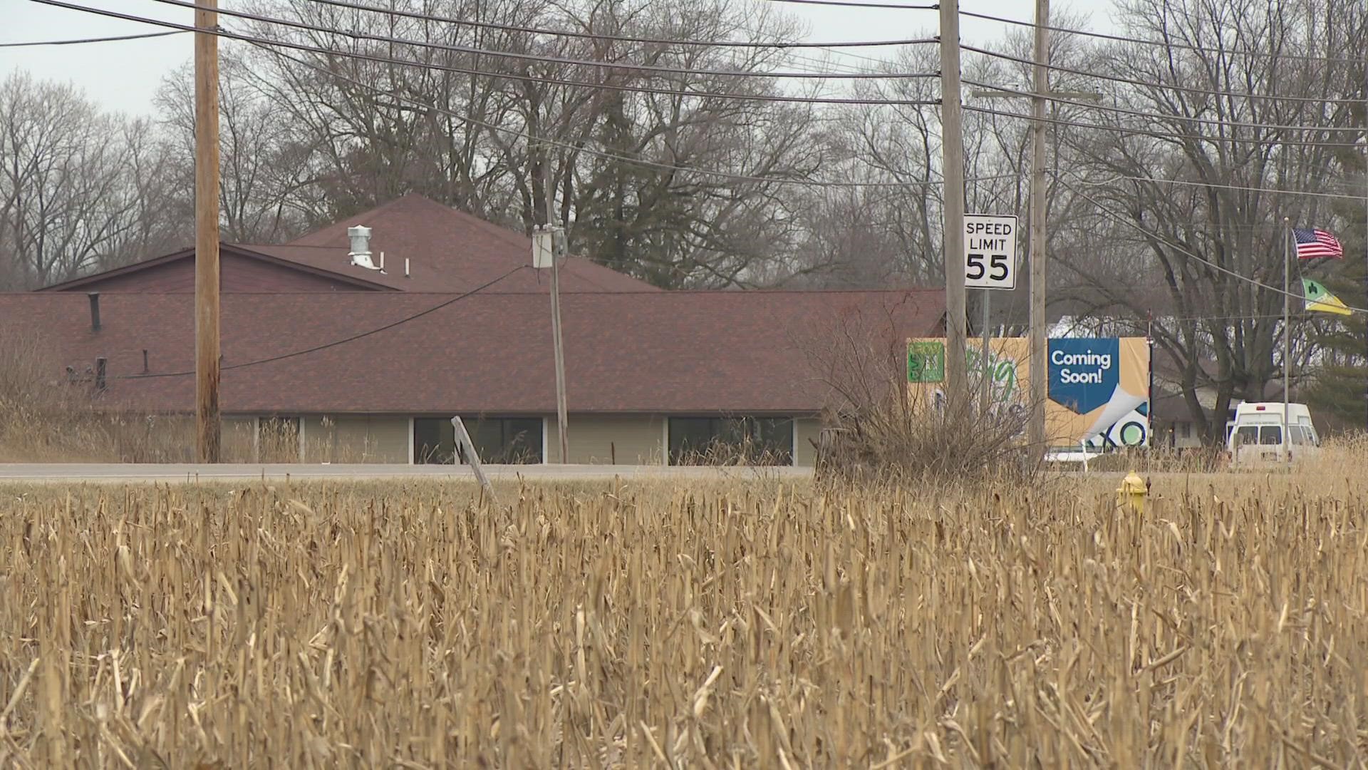 Dustin Davis, 44, of Hancock County is the victim Greenfield police found at a construction site on Tuesday.