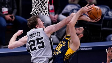 White's fast start helps lead San Antonio past Pacers 109-94