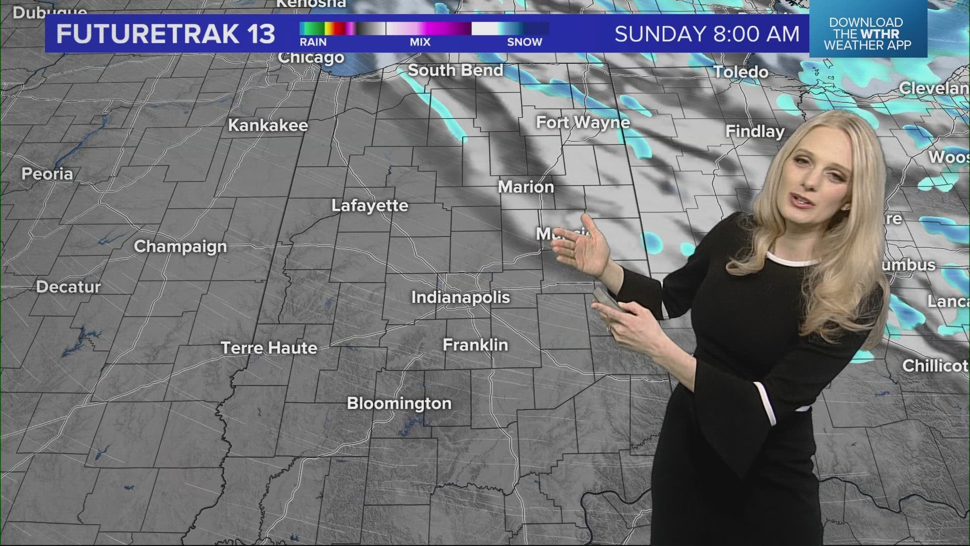 13News meteorologist Chelsea Stevens is tracking when temperatures will rise in central Indiana and how much longer the rain will stick around.