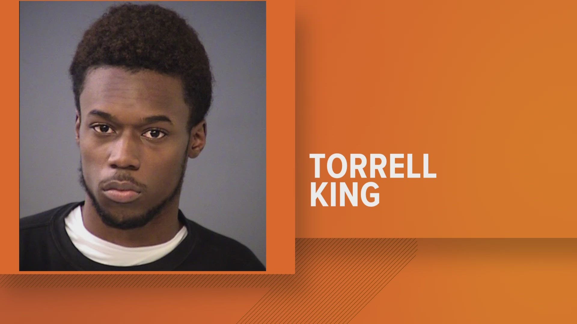 Torrell King is one of two suspects charged in a September 2021 crash at Washington Street and Ritter Avenue that killed 7-year-old Hannah Crutchfield.