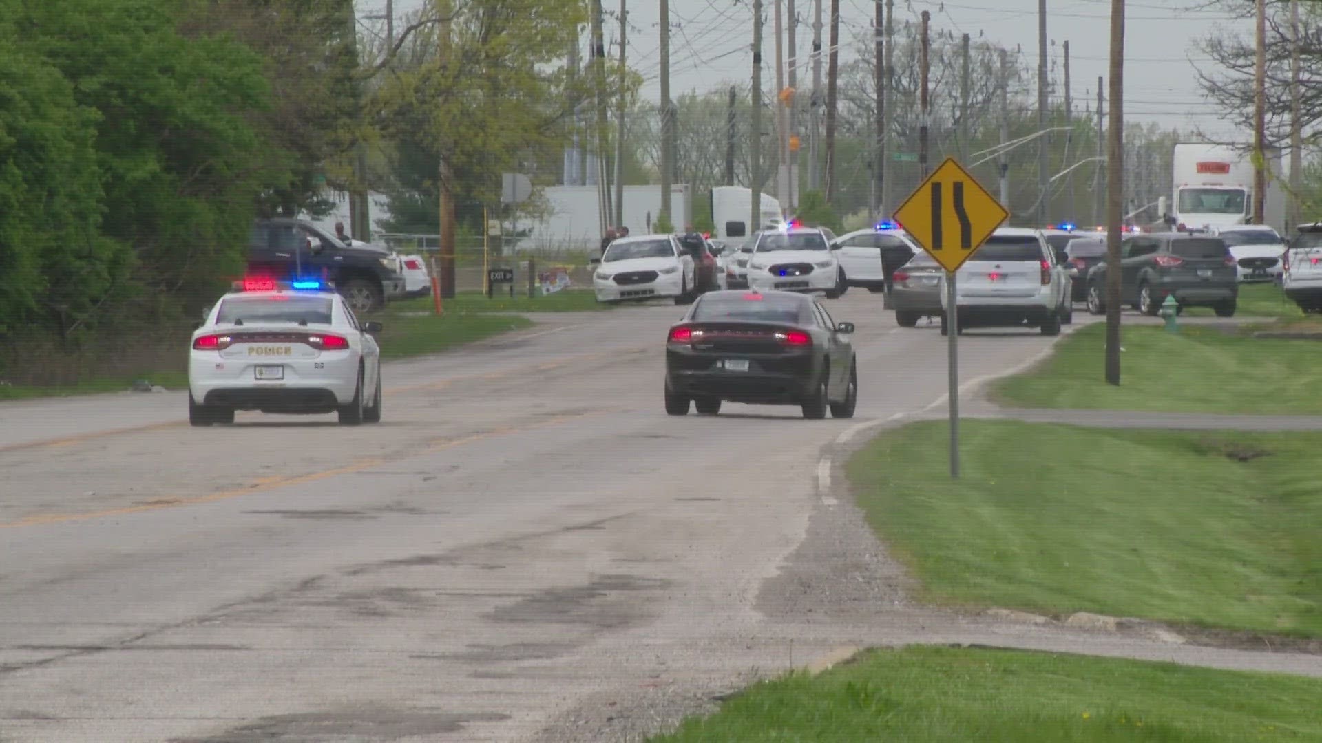 The shooting happened Thursday in the area of 30th Street and North Post Road around 12:40 p.m.