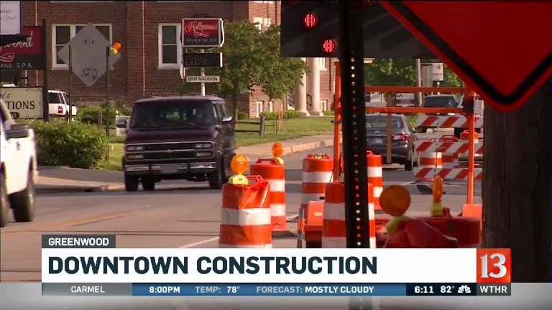 $9 million construction project underway in Greenwood's Old Town | wthr.com