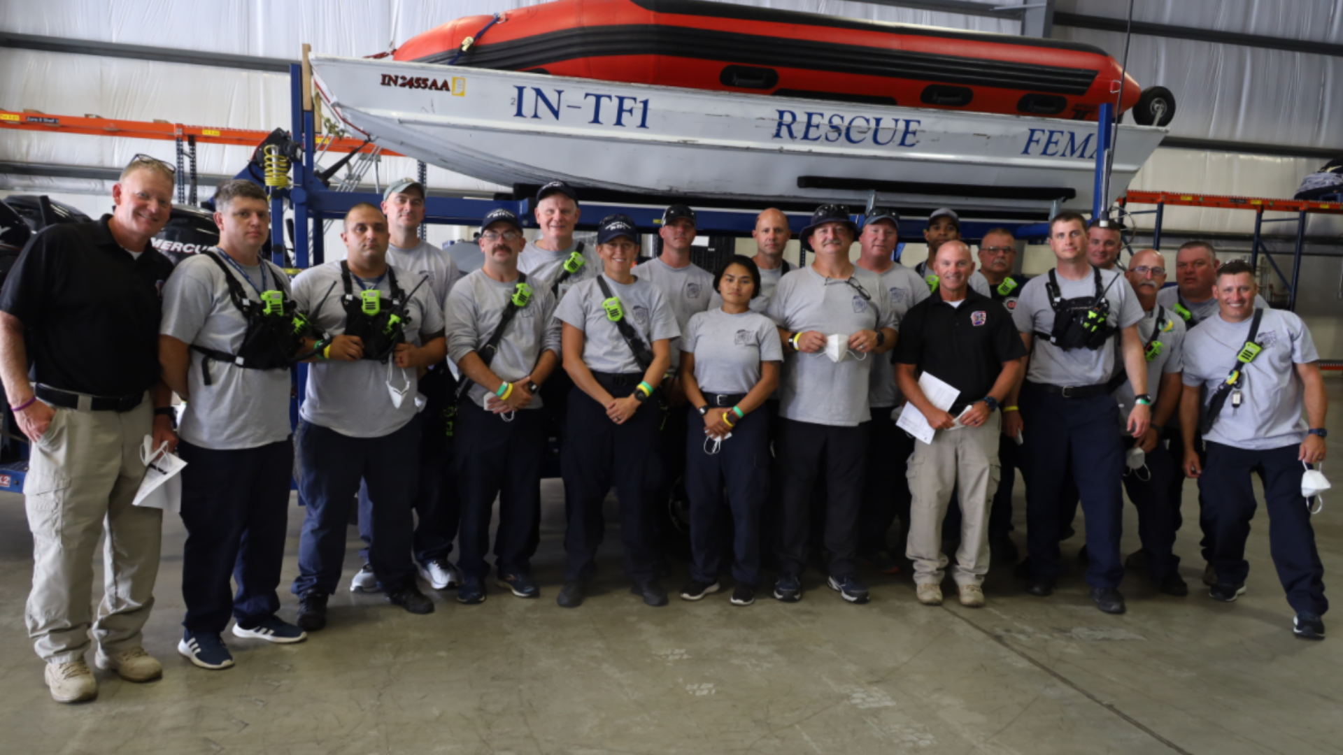 Forty-five members of Task Force 1 were deployed to Louisiana on Friday, Aug. 27, to act as an urban search and rescue team.